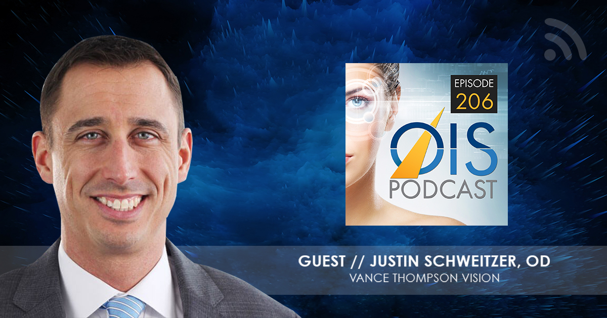 Justin Schweitzer, OD, of Vance Thompson Vision Talks Glaucoma, Dry Eye, and Clear Career Paths