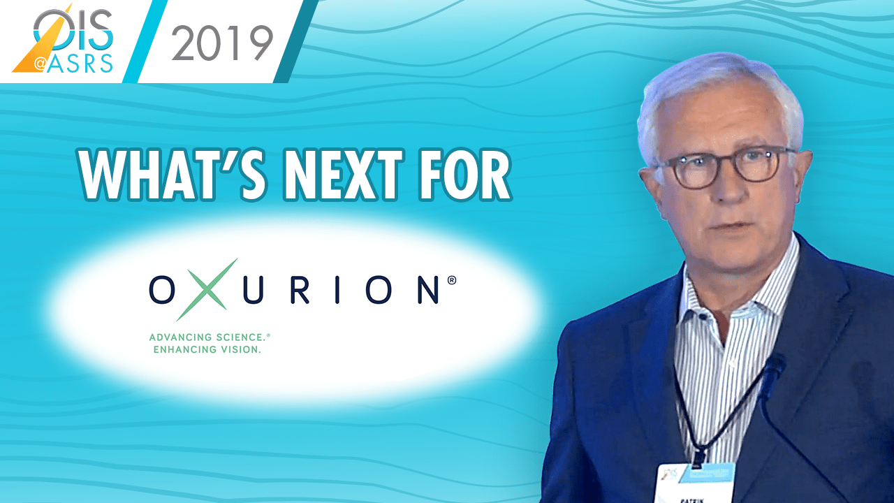 Oxurion - Public Company Showcase at Ophthalmology Innovation Summit @ ASRS 2019