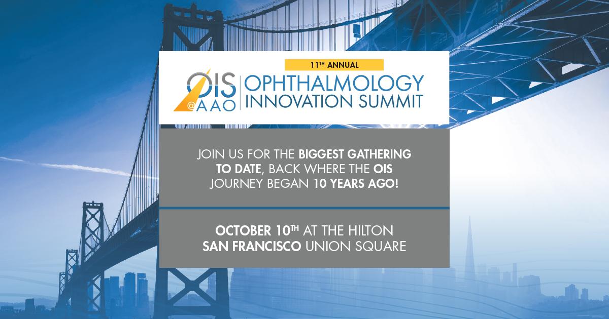 What Has 50 Companies, Four Breakout Sessions, Winning Pitch Winners, and a Keynote Conversation? OIS@AAO 2019