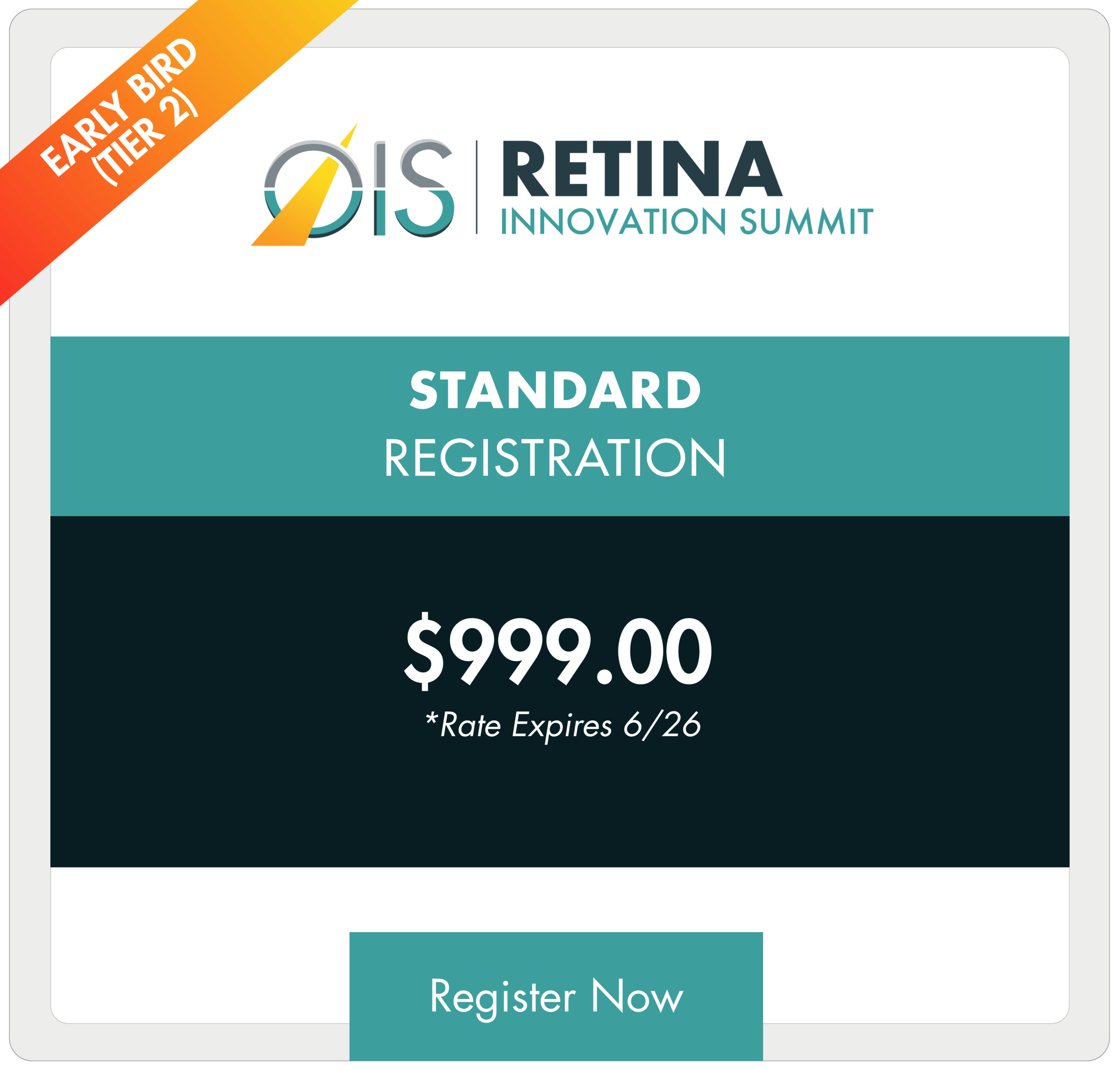 Early Bird T2 - RET Registration Cards