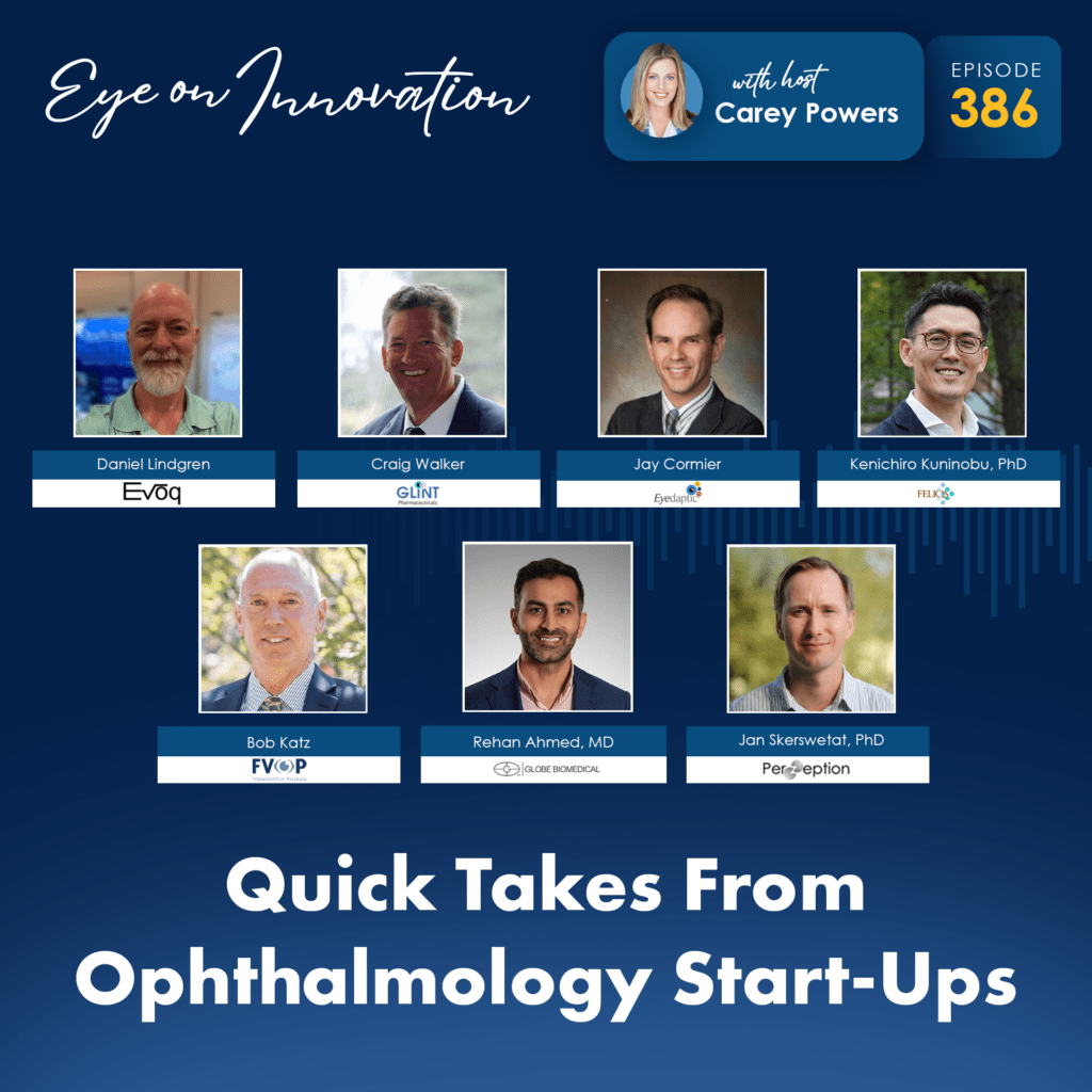 Quick Takes From Ophthalmology Start-Ups - Pod 386 - Square